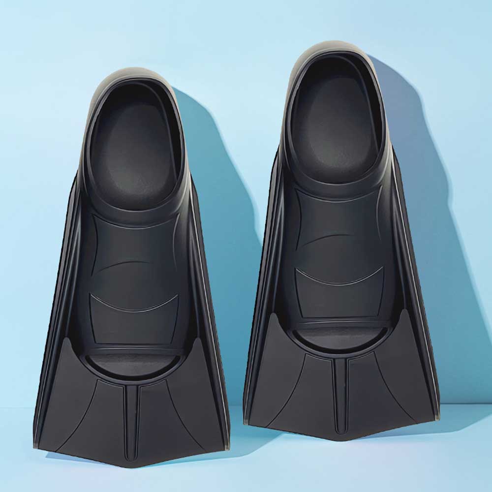 Flippers Swimming - Silicone Swimming Short Flippers Snorkel Fins