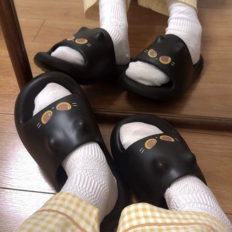 New Cute 3D Black Cat Paw Slid - огляд і ціна Water Shoes