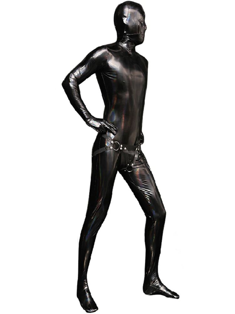 M-4XL Colorful Wet Look PVC Ca - огляд і ціна Wetsuit Men