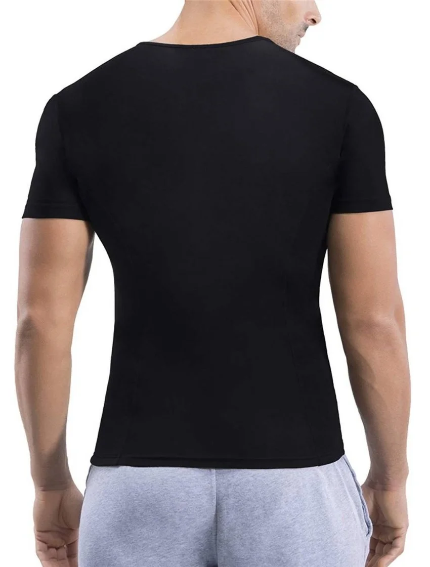 Sauna T Shirts Men Flat Belly  - огляд і ціна Wetsuit Men