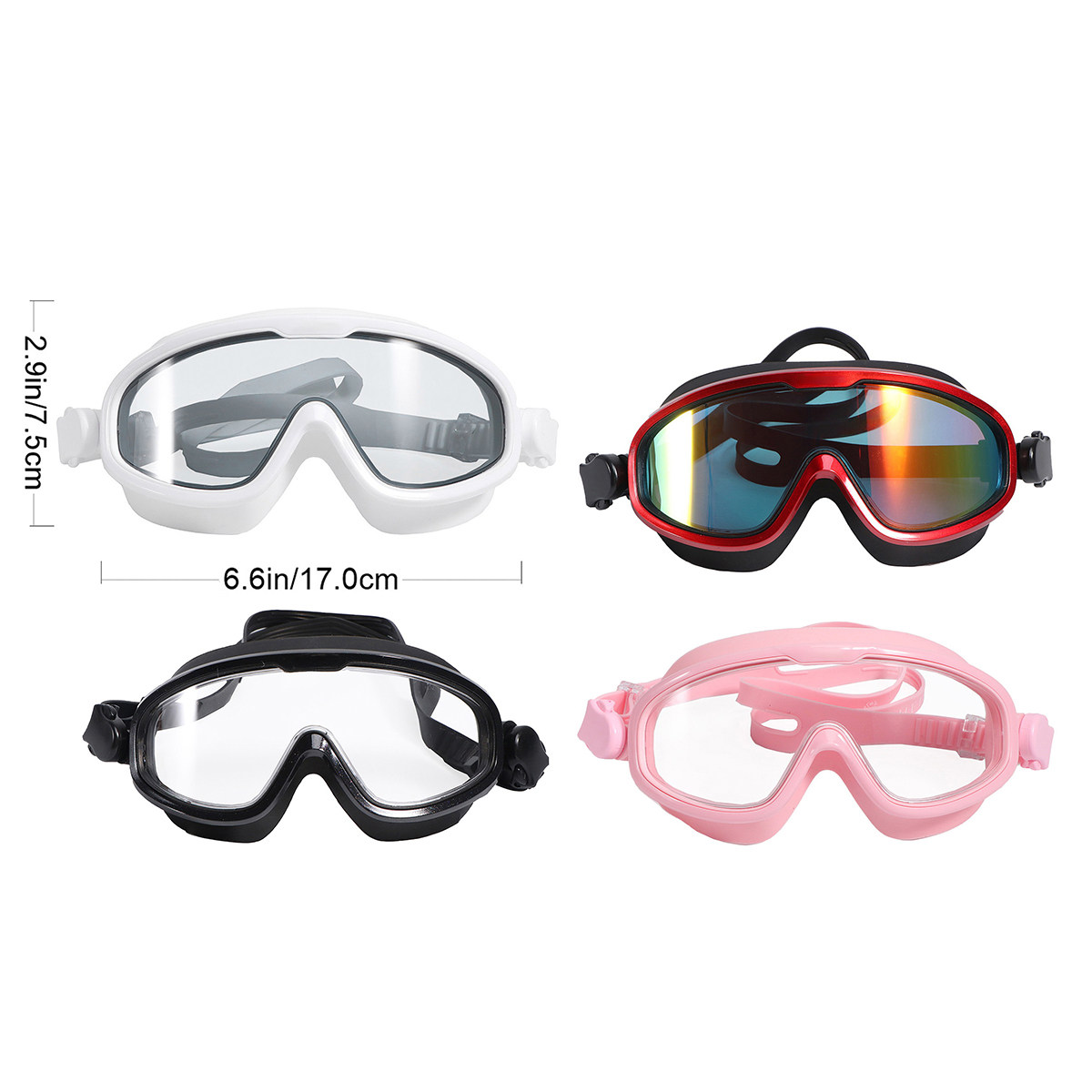 Waterproof Anti-Fog Swimming G - огляд і ціна Goggles Swim