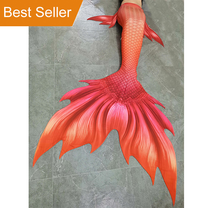 Orange Woman Mermaid Tail Skin - огляд і ціна Swim Fins