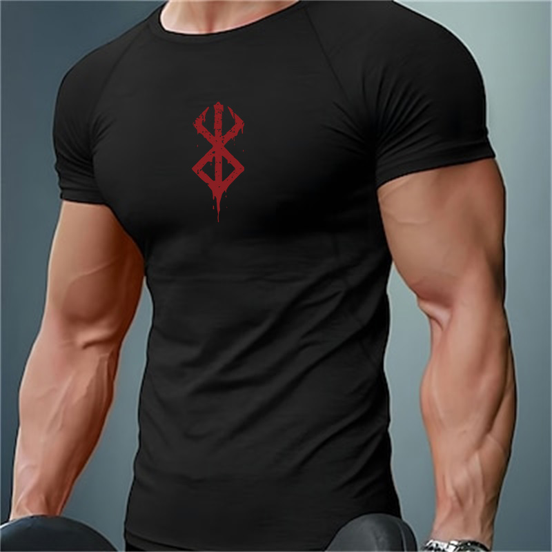 Men's Print Compression Shirts - огляд і ціна Rash Guard